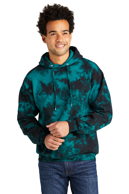 Port & Company Crystal Tie-Dye Pullover Hoodie PC144