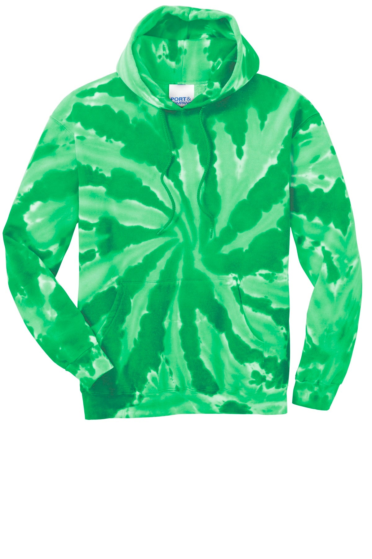 Port & Company Tie-Dye Pullover Hooded Sweatshirt. PC146