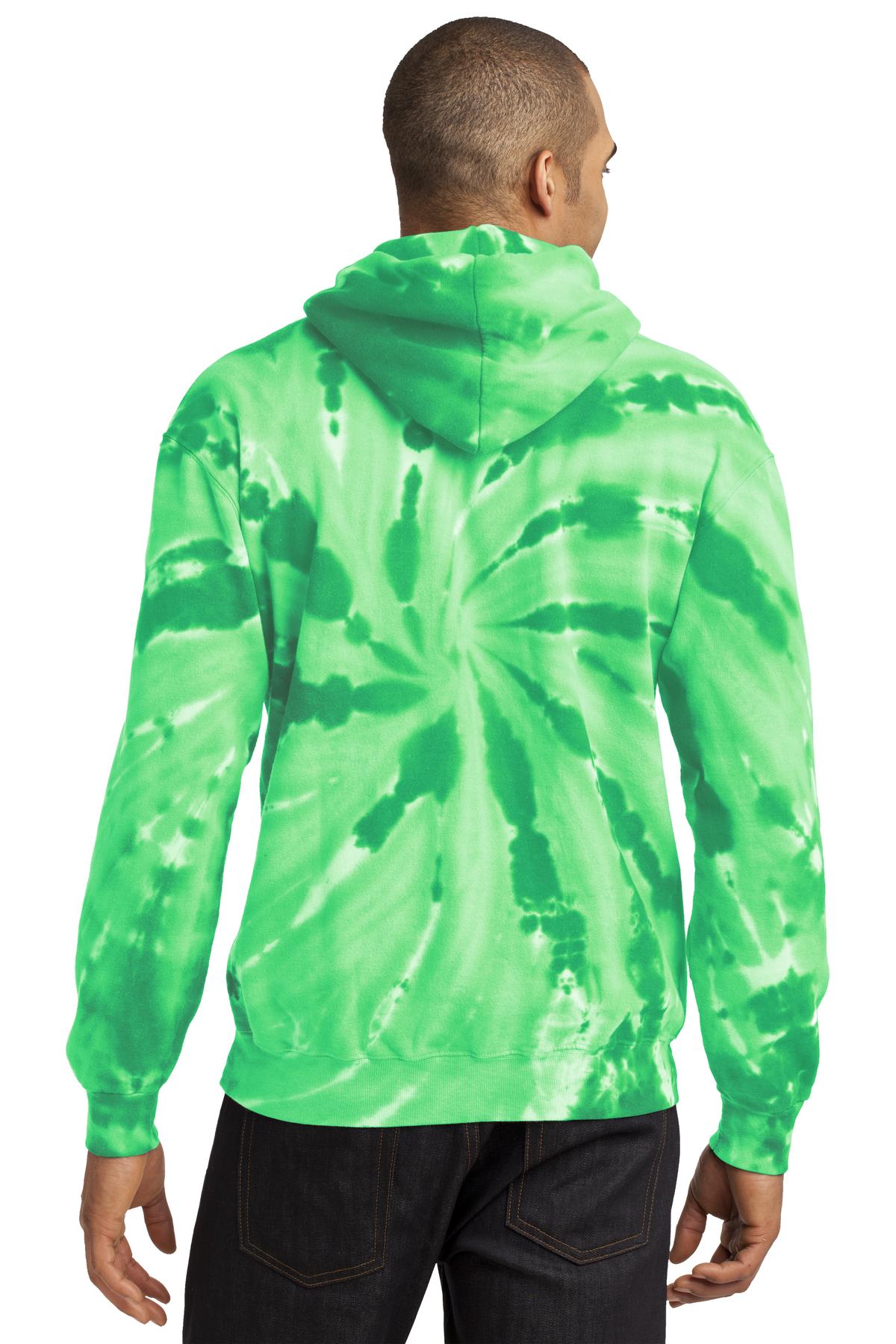 Port & Company Tie-Dye Pullover Hooded Sweatshirt. PC146