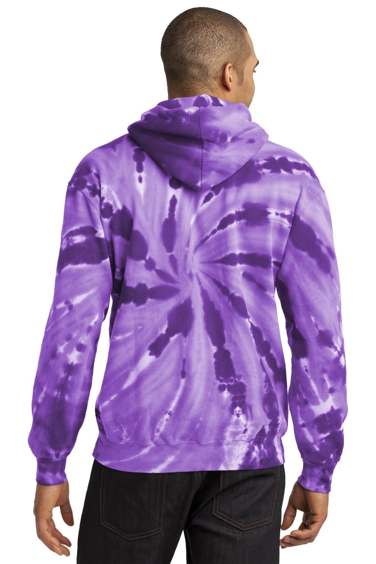 Port & Company Tie-Dye Pullover Hooded Sweatshirt. PC146