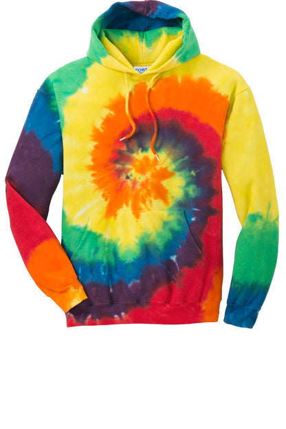 Port & Company Tie-Dye Pullover Hooded Sweatshirt. PC146