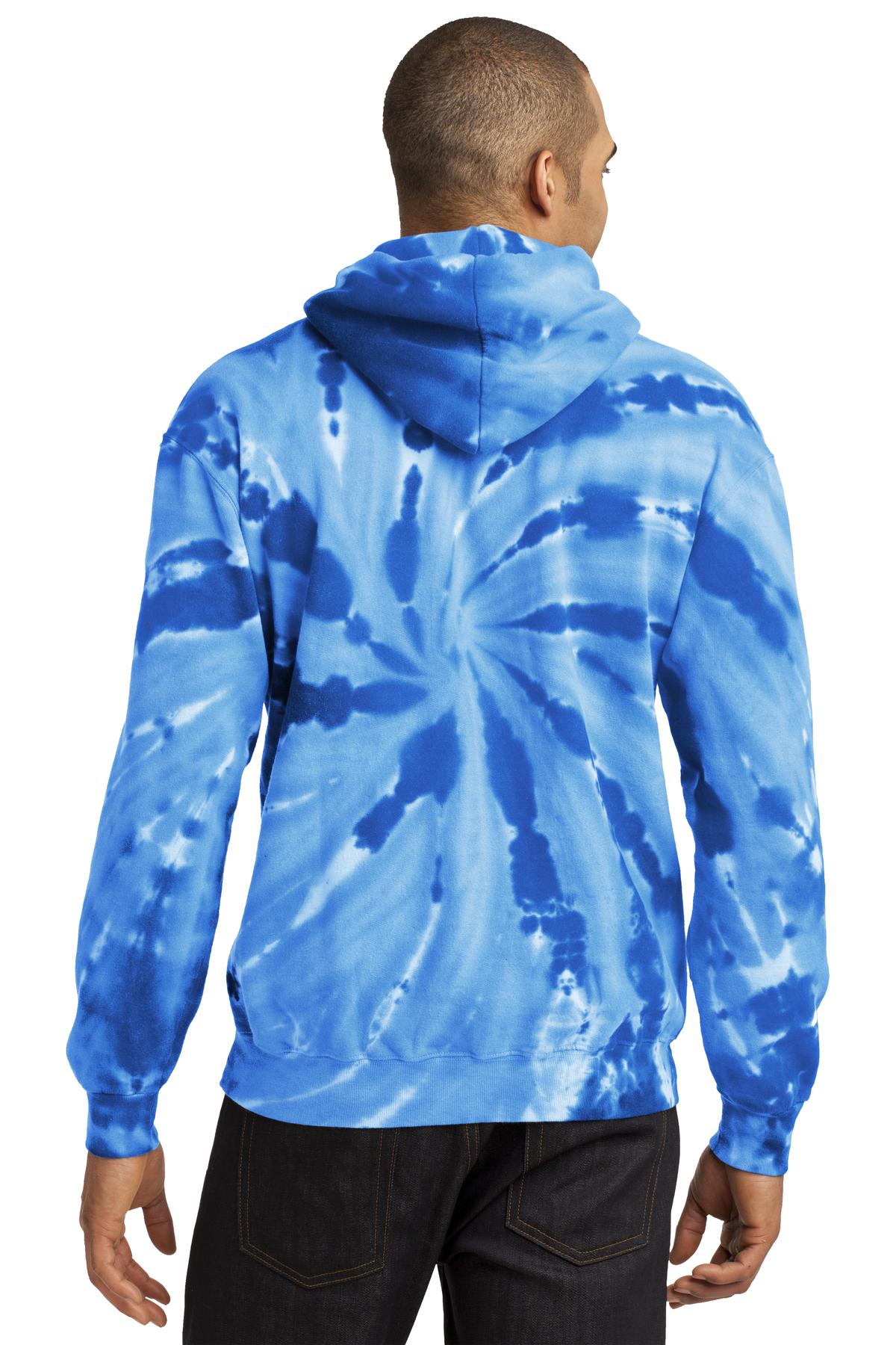 Port & Company Tie-Dye Pullover Hooded Sweatshirt. PC146