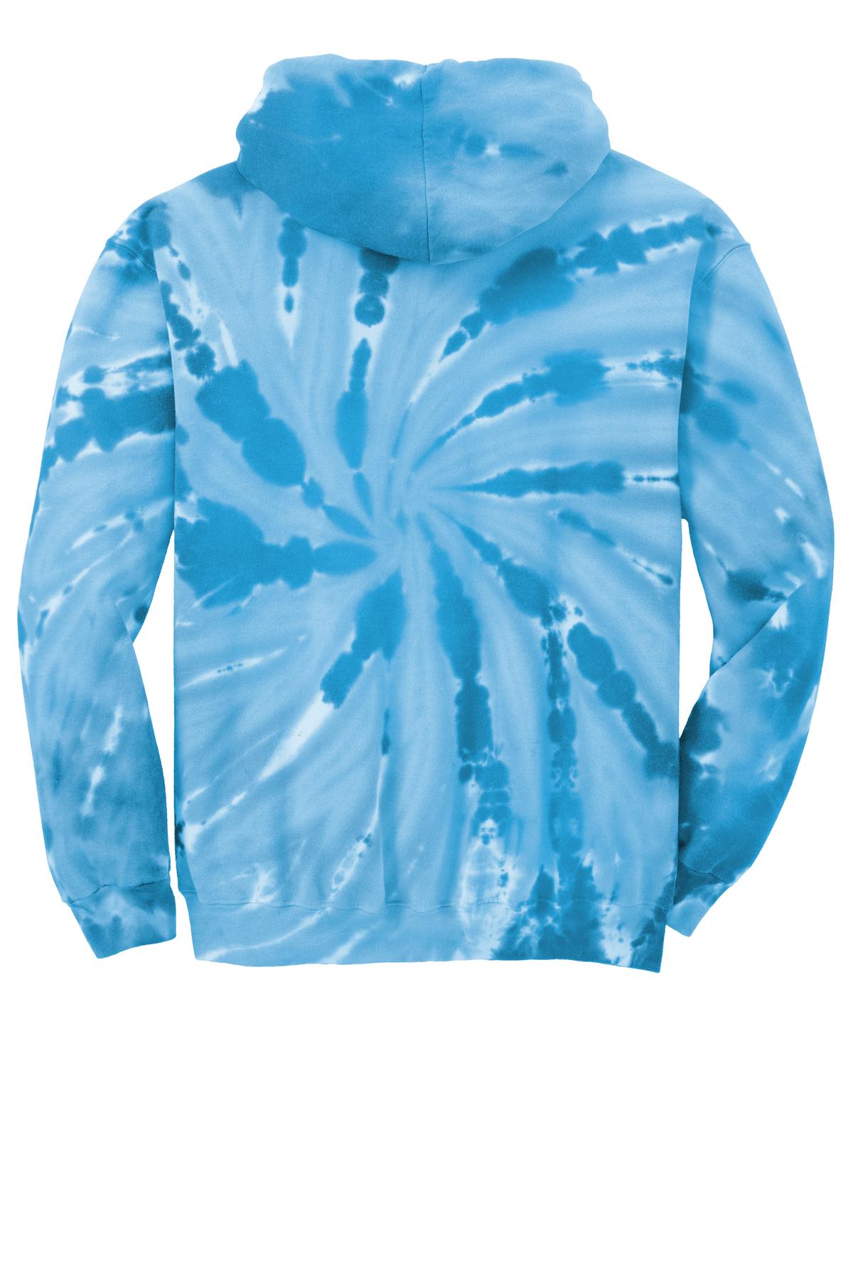 Port & Company Tie-Dye Pullover Hooded Sweatshirt. PC146