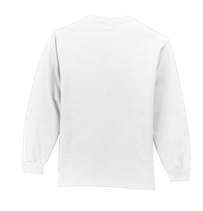 Port & Company - Long Sleeve Essential Pocket Tee.  PC61LSP