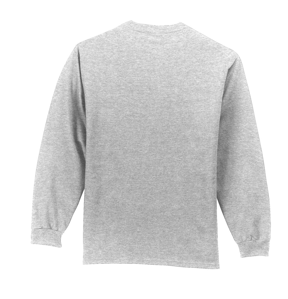 Port & Company - Long Sleeve Essential Pocket Tee.  PC61LSP