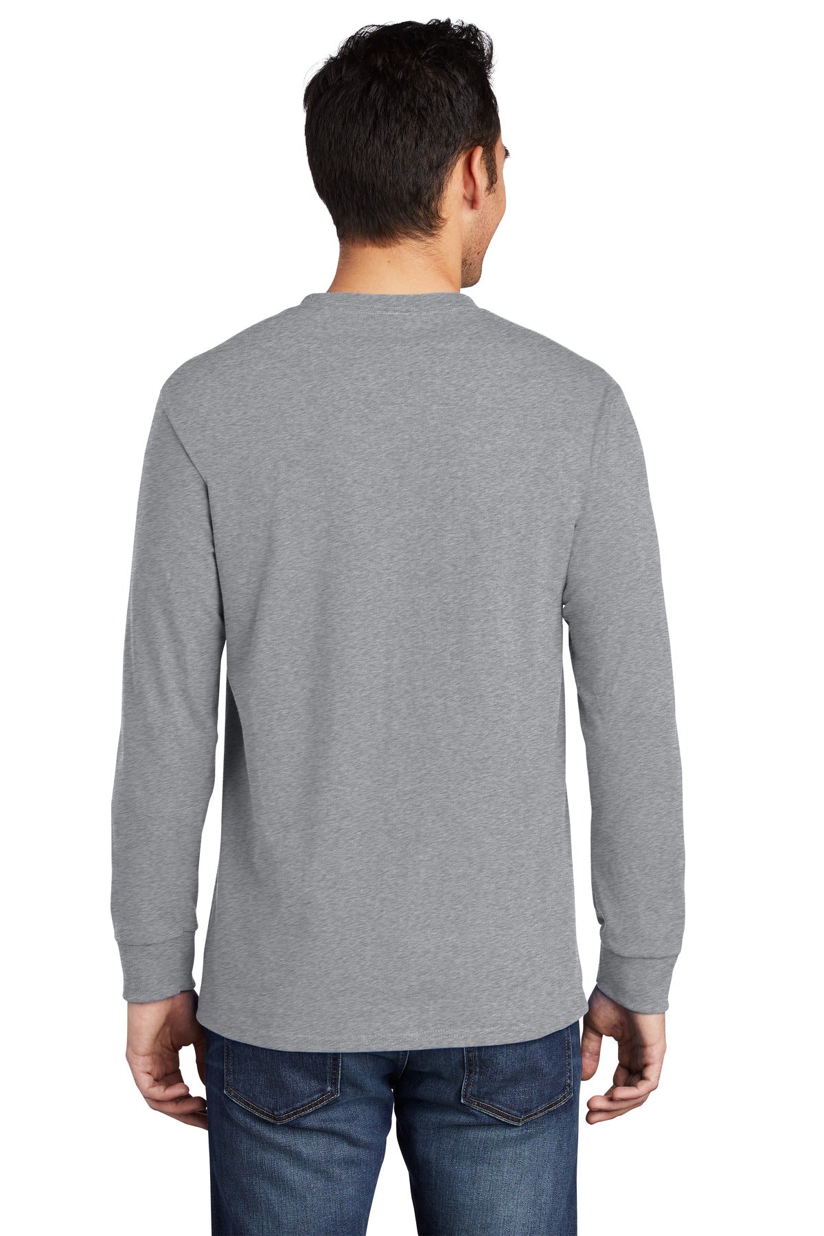 Port & Company - Long Sleeve Essential Pocket Tee.  PC61LSP