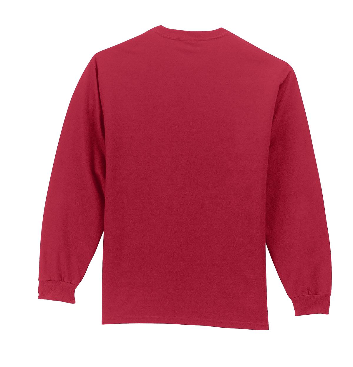 Port & Company - Long Sleeve Essential Pocket Tee.  PC61LSP