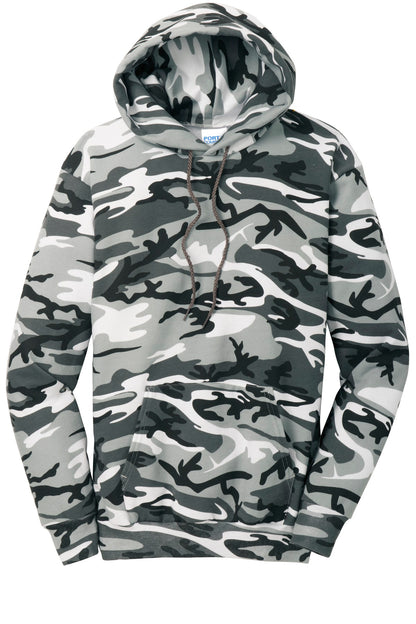 Port & Company Core Fleece Camo Pullover Hooded Sweatshirt. PC78HC