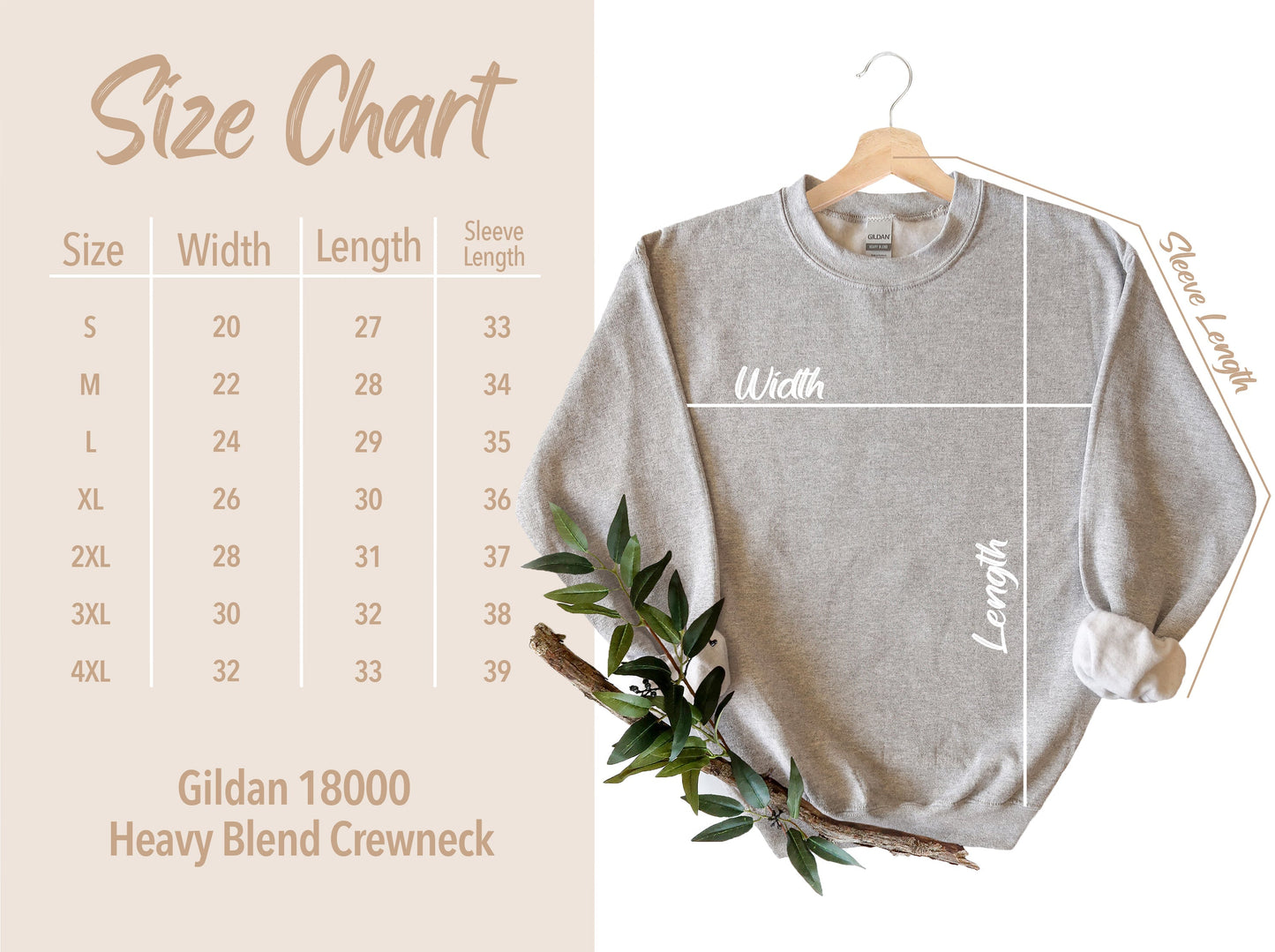 Floral Moon Phases - Embroidered Black Crewneck Sweatshirt